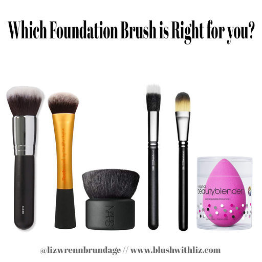 How to Choose the best foundation brushes - blush with liz